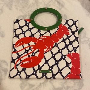 Kate Spade Cape Cod Lobster Printed Clutch